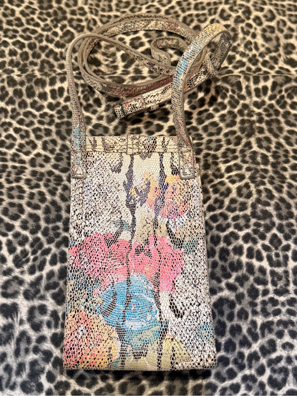 Hobo Slim Token Mini Crossbody Leather Phone Bag - Picture 9 of 11